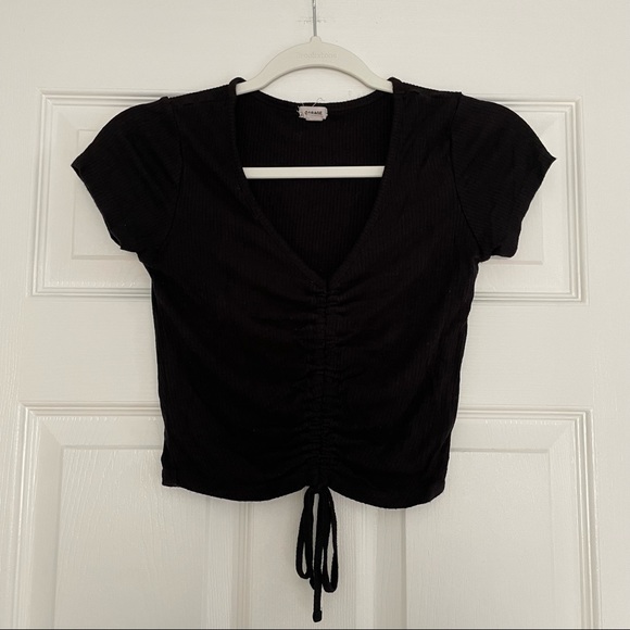 Garage Short Sleeve Crop Top - Picture 1 of 7